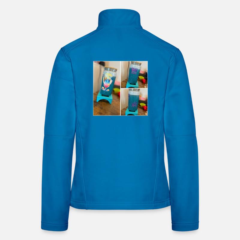 Glitter Mug - Women's Softshell Jacket - light blue