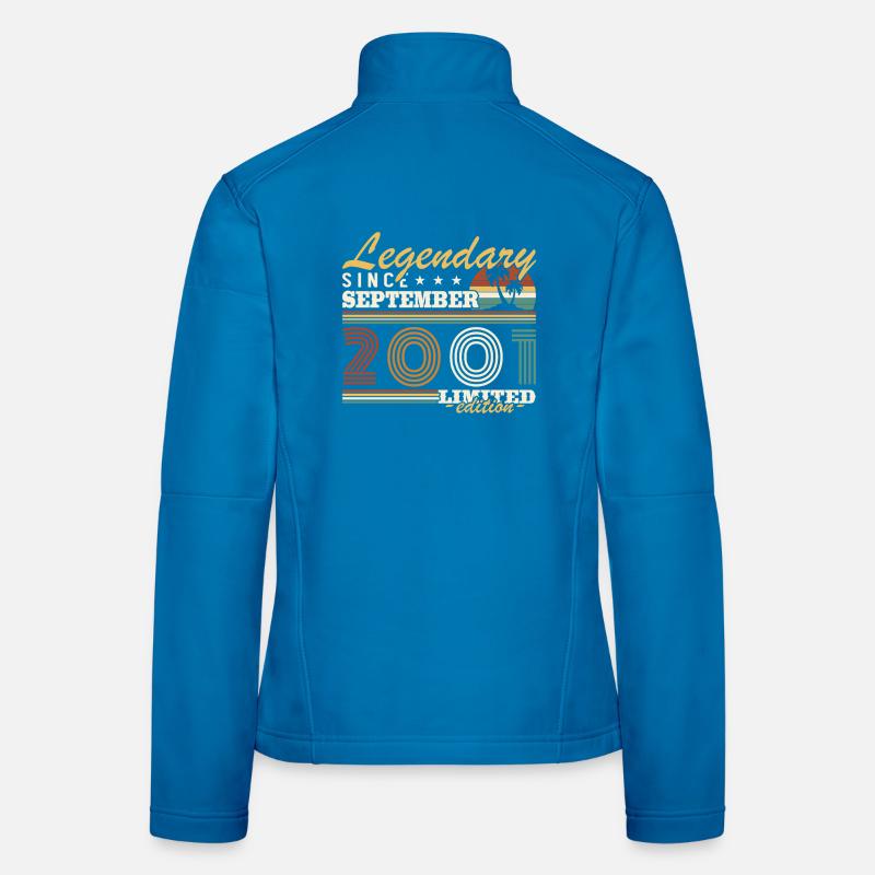 September 2001 Vintage Retro Geburtstagsgeschenk Frauen Softshelljacke