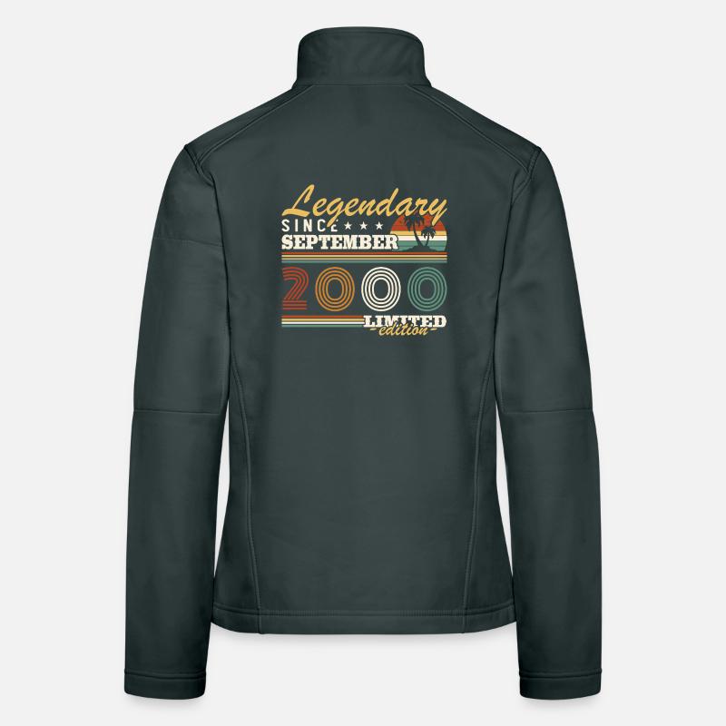 September 2000 Vintage Retro Geburtstagsgeschenk Frauen Softshelljacke