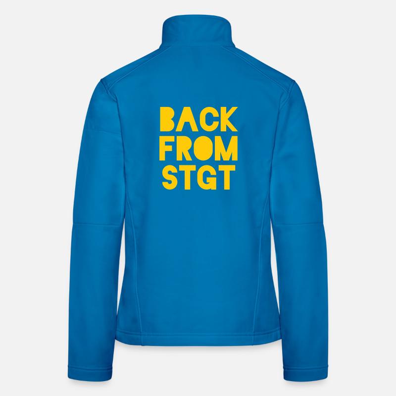 De retour de Stuttgart Veste en tissu softshell Femme