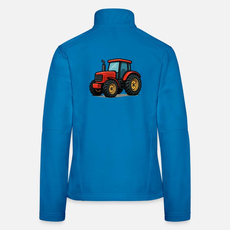 Traktor Comic Frauen Softshelljacke