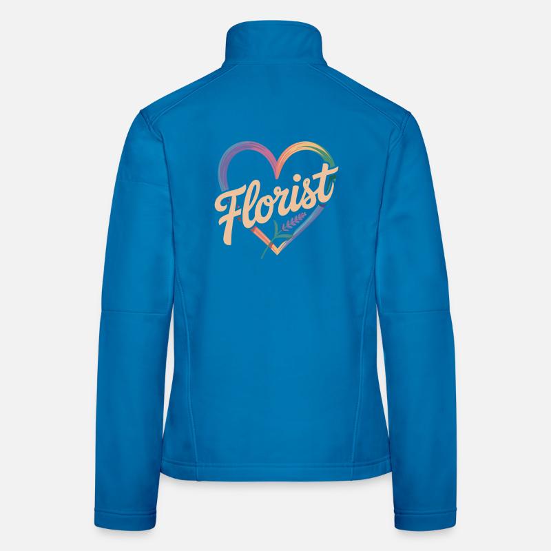 fleuriste Veste en tissu softshell Femme