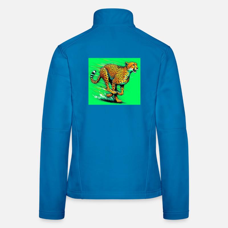 guépard Veste en tissu softshell Femme