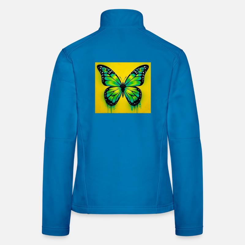 papillon Veste en tissu softshell Femme