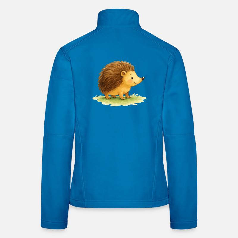 Hedgehog Comic Women's Softshell Jacket