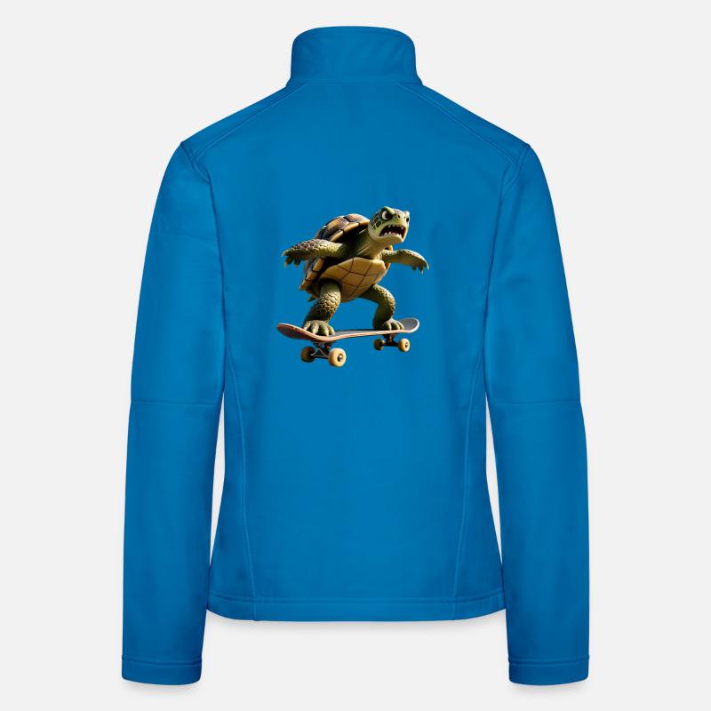 Aggro-Skater-Schildkröte – Hardcore Turtle Frauen Softshelljacke