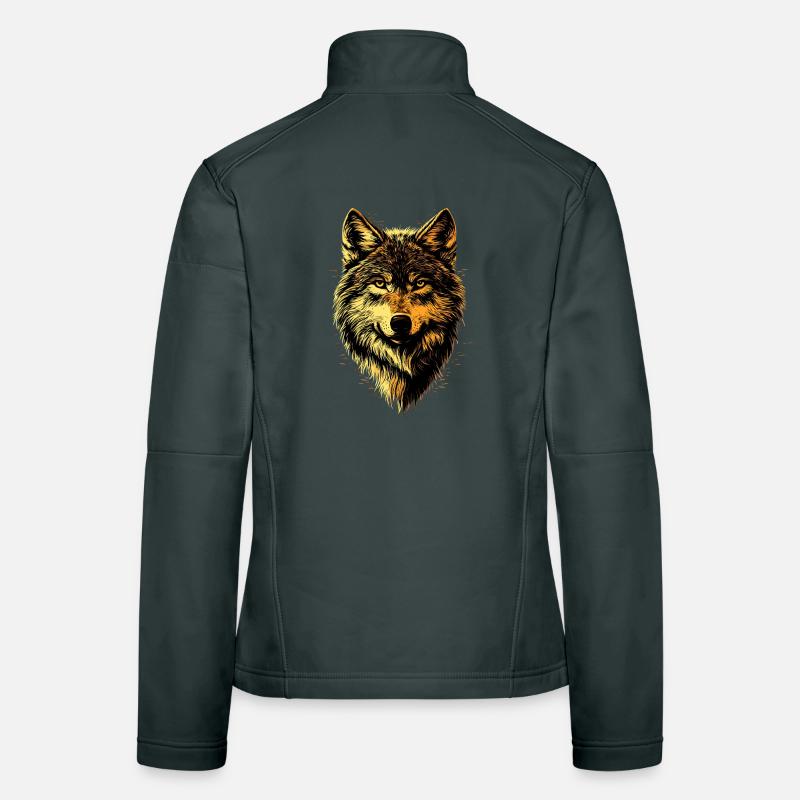 Wolf Love Wolves Wolf Pack Wolfhound Wild Wolf Women's Softshell Jacket