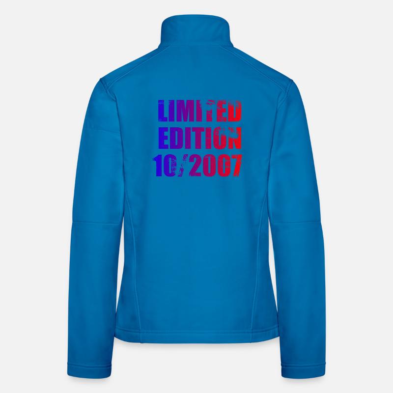 18e anniversaire Edition limitée 10/2007 Veste en tissu softshell Femme
