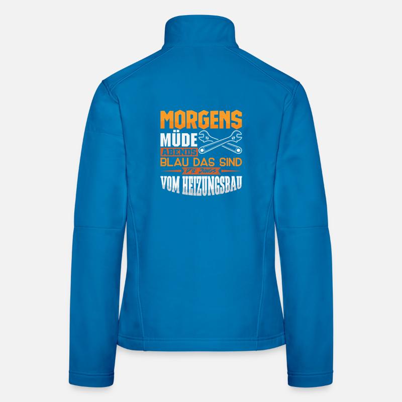 Chauffagiste Plombier Plombier de construction chauffage Veste en tissu softshell Femme