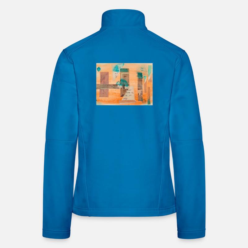 collage Veste en tissu softshell Femme