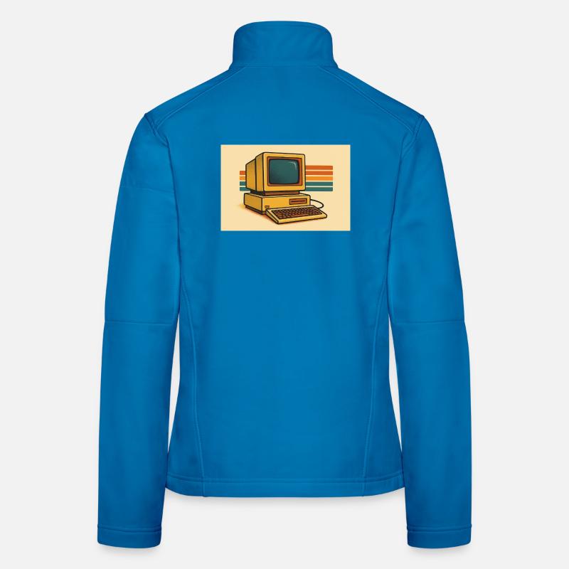 Retro Computer 80s Women's Softshell Jacket