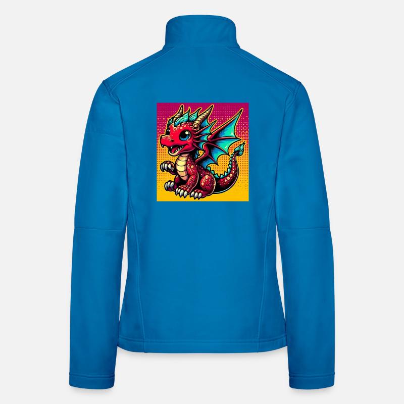 Drache Frauen Softshelljacke