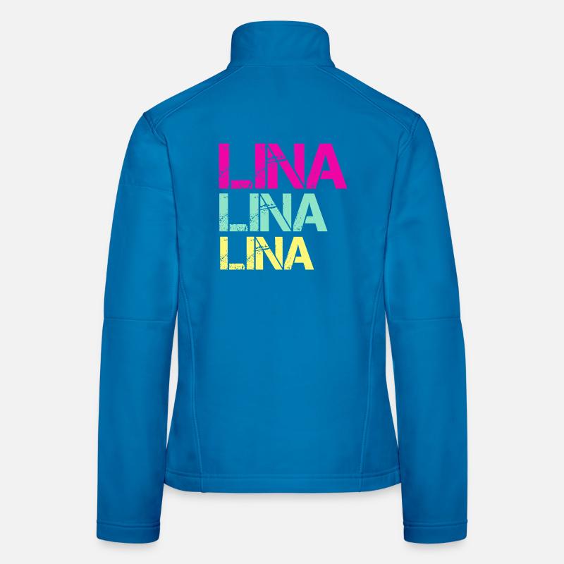 LINA Neon Triptych Frauen Softshelljacke