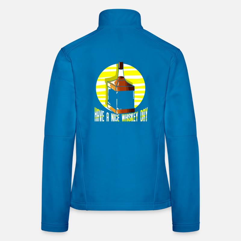 Whiskey Saying Whiskey Drinker Whiskey Lovers Veste en tissu softshell Femme