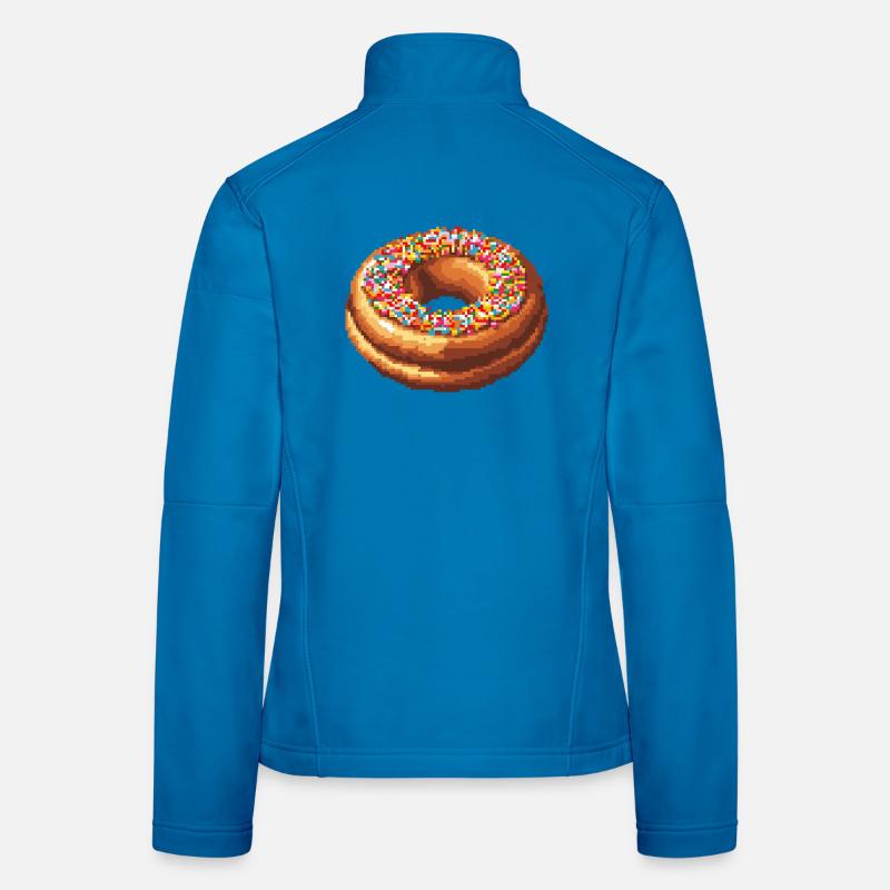Pixel Donut Women's Softshell Jacket