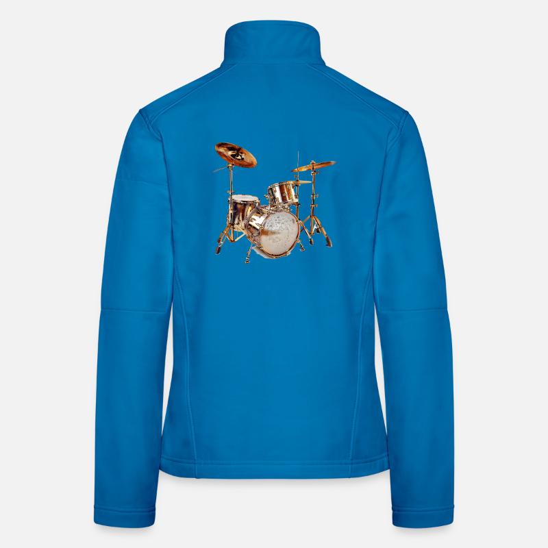 Drumset im Rampenlicht Frauen Softshelljacke