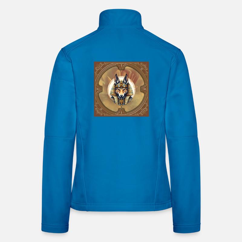 Steampunk Pharao Fuchs Frauen Softshelljacke