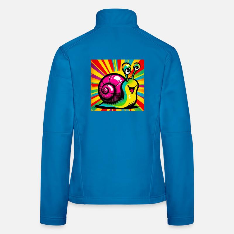 Escargot Veste en tissu softshell Femme