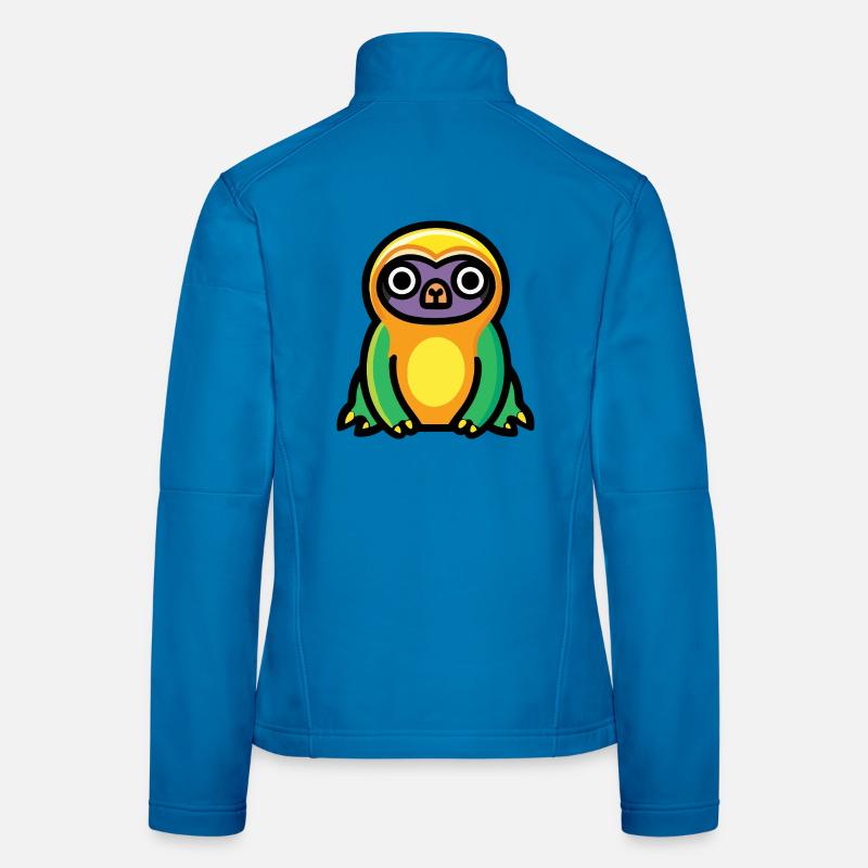 Sloth Halloween Comic Funny Women's Softshell Jacket