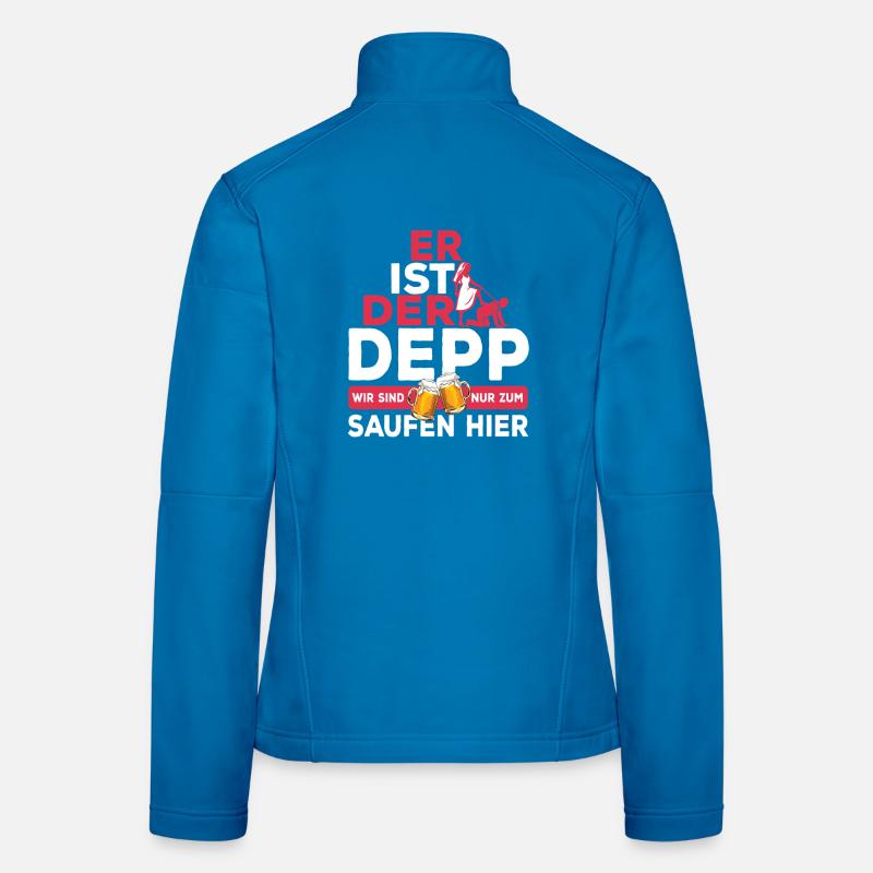 Er ist der Depp - JGA Team Bräutigam Frauen Softshelljacke