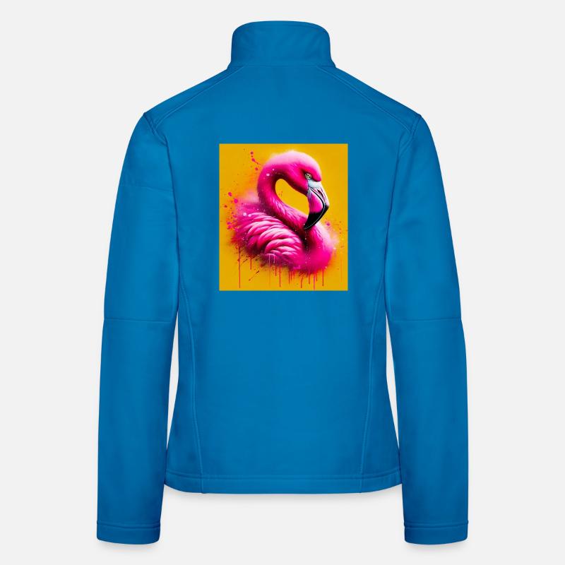 Flamant Veste en tissu softshell Femme