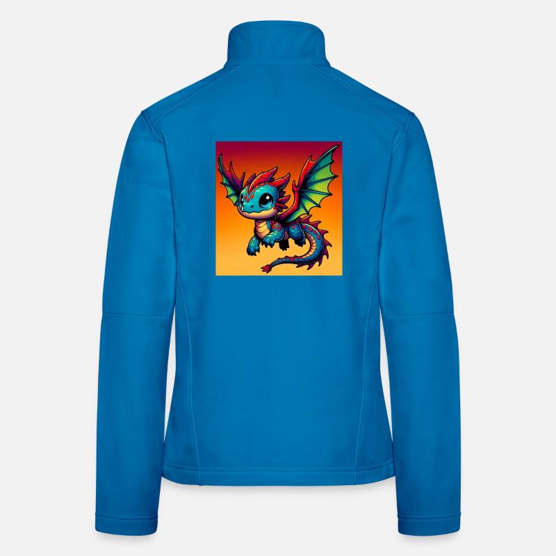 Drache Frauen Softshelljacke