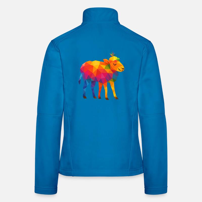 Rainbow Ship with 5 legs Women's Softshell Jacket