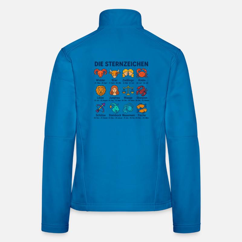 Die Sternzeichen Frauen Softshelljacke