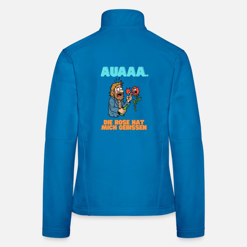 Ouch, the rose bit meme Women's Softshell Jacket