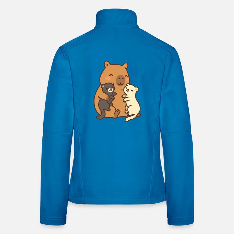 Capibara e furetto – Amicizia e sicurezza Giacca softshell da donna
