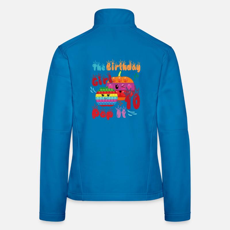 Das Geburtstagskind 10Pop-It Frauen Softshelljacke