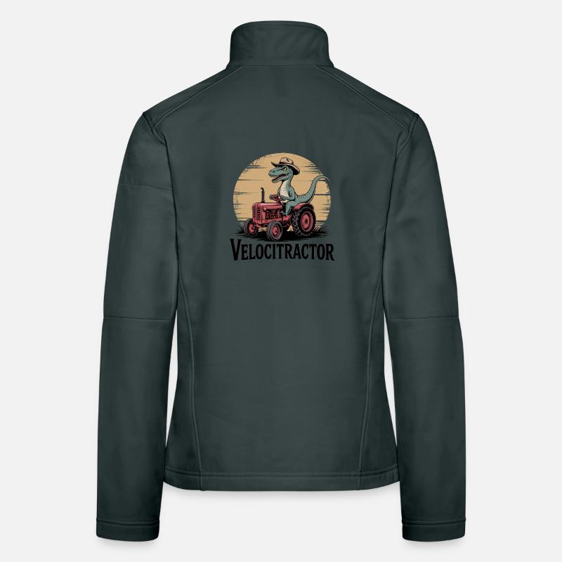 Velocitractor - Funny T-Shirt Women's Softshell Jacket
