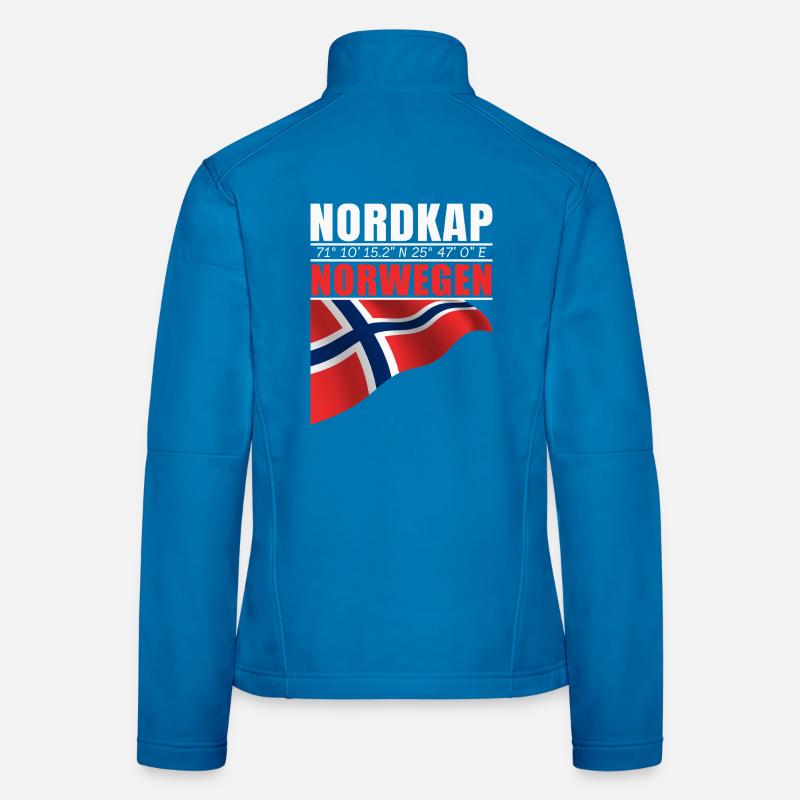 North cape - Women's Softshell Jacket - light blue