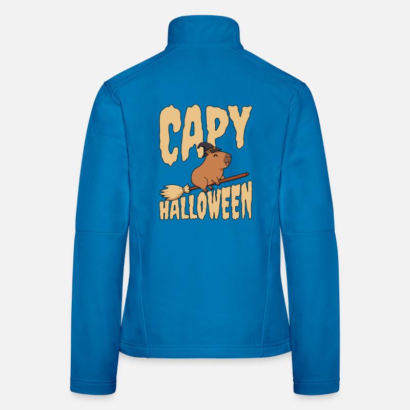 Capybara halloween Women's Softshell Jacket