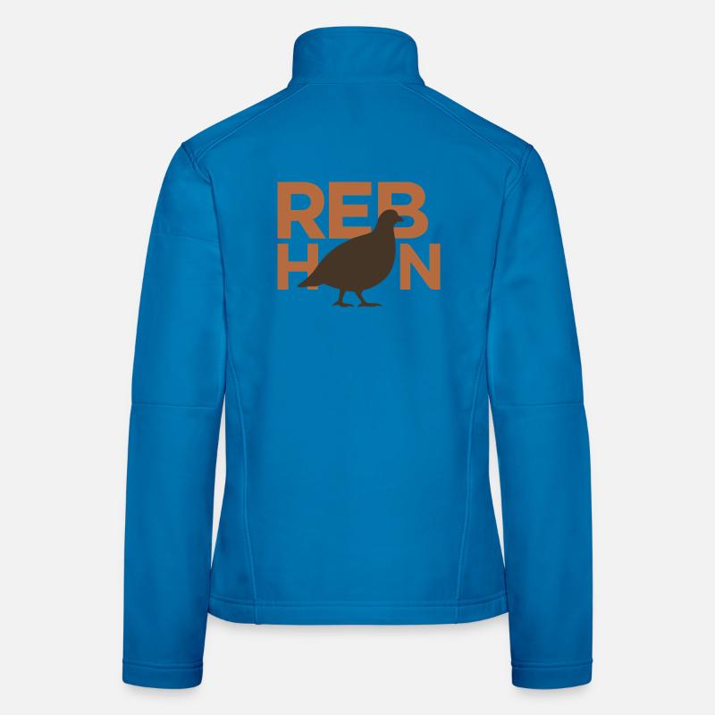 Silhouette de perdrix – Oiseau de l’année 2026 Veste en tissu softshell Femme