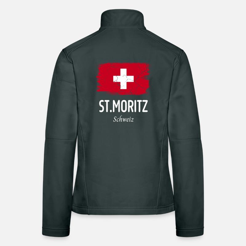 Saint-Moritz Veste en tissu softshell Femme