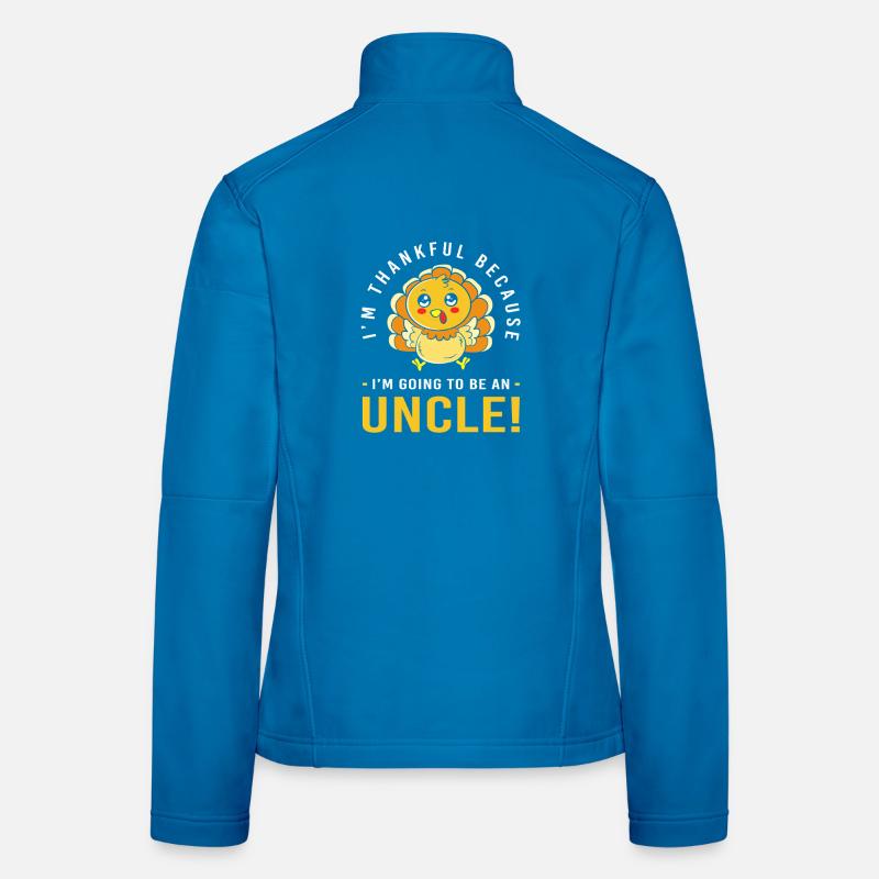 Thanksgiving Gender Reveal Werdende Mutter Frauen Softshelljacke
