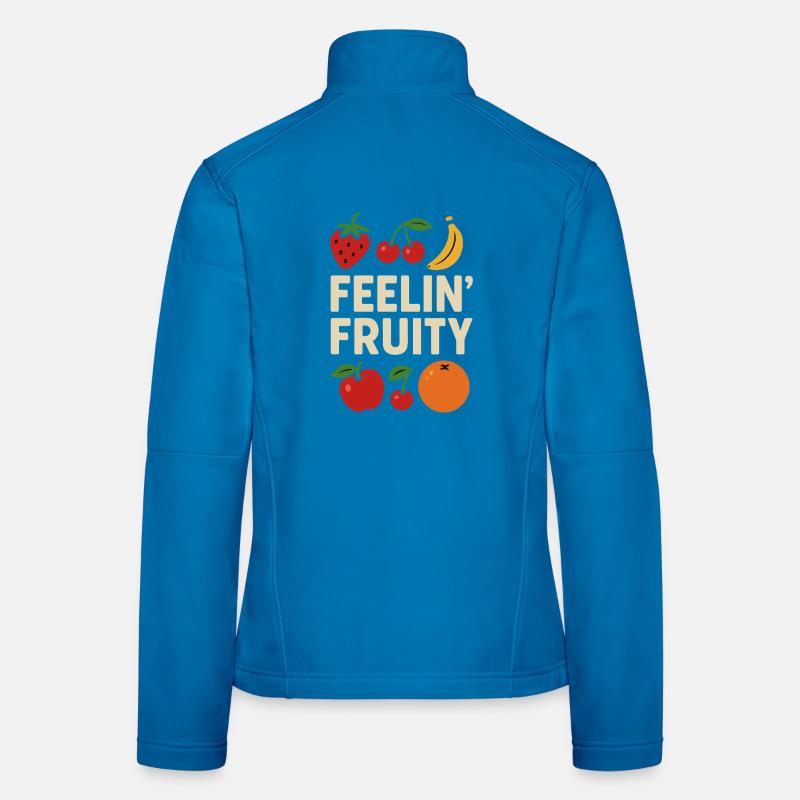 Feelin’ Fruity – Buntes Obst Design Frauen Softshelljacke
