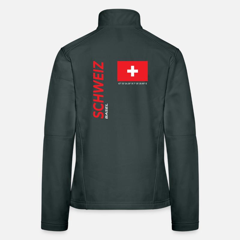 Bâle Veste en tissu softshell Femme