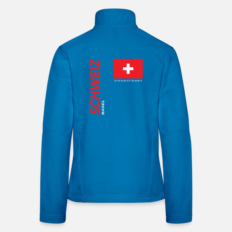Bâle Veste en tissu softshell Femme