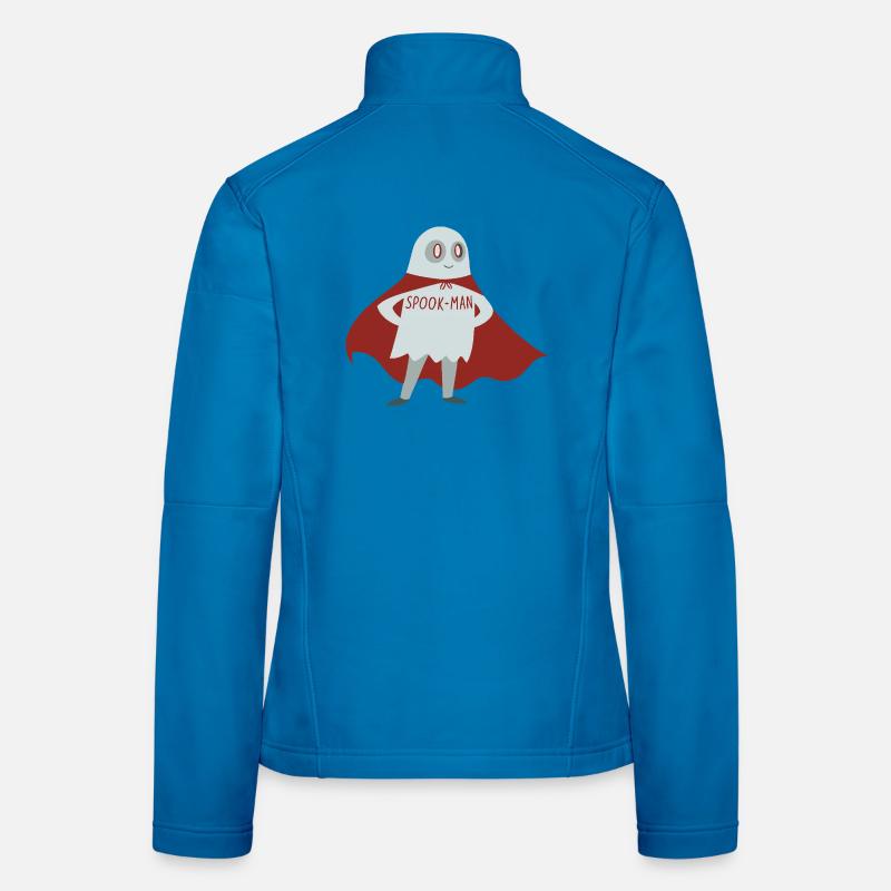Spook Man Ghost Cape Women's Softshell Jacket