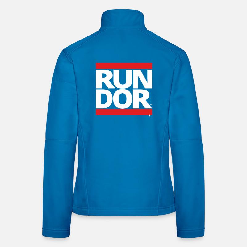 run - Frauen Softshelljacke - Lichtblau