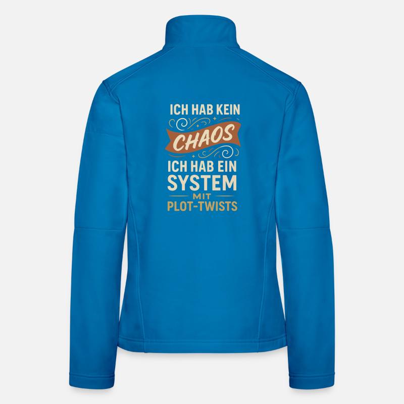Pas de chaos – Un système avec des rebondissements Veste en tissu softshell Femme