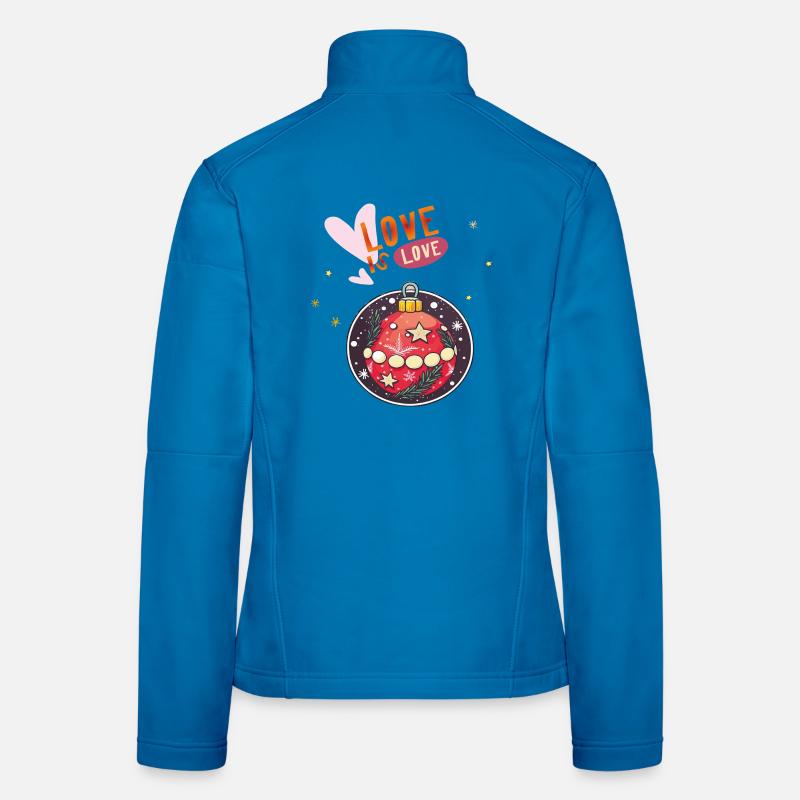 Weihnachtskugel Frauen Softshelljacke