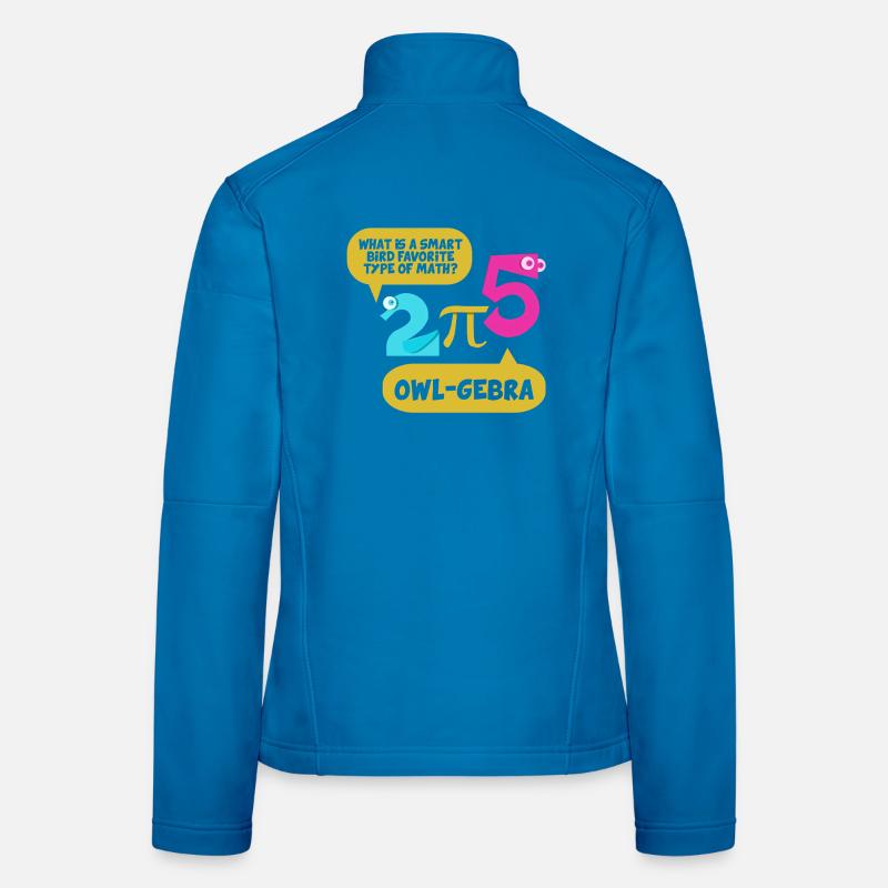 Math Math Math Professeur de mathématiques Mathématicien Veste en tissu softshell Femme
