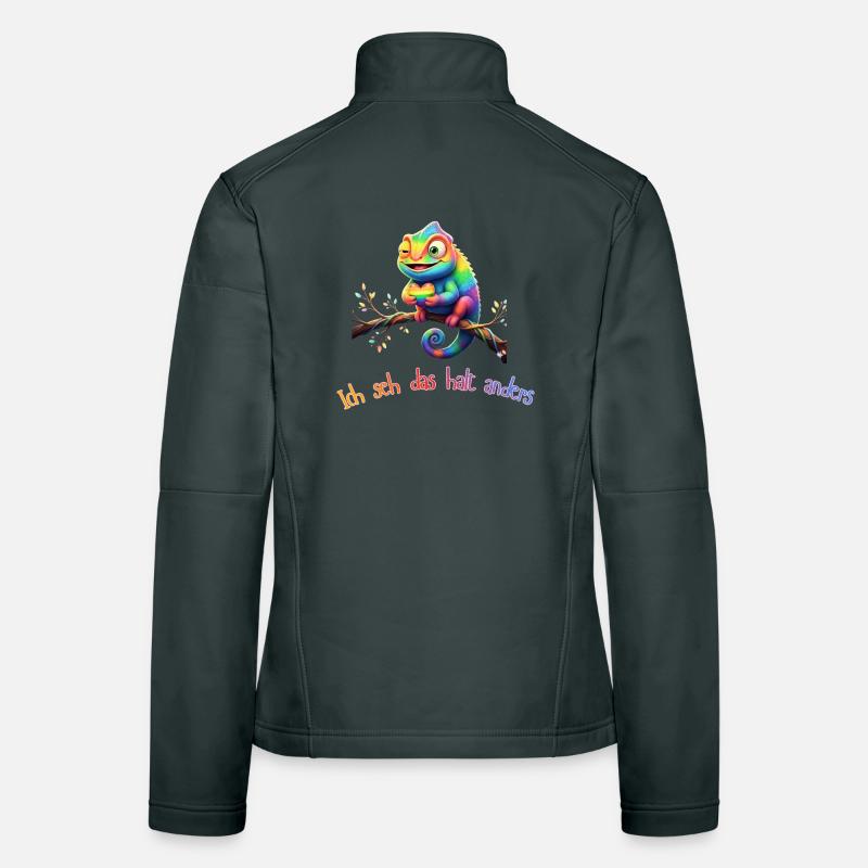 Je vois les choses différemment ! Veste en tissu softshell Femme