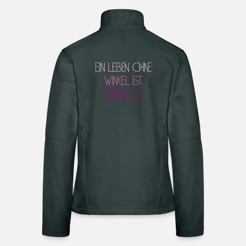 Math Nerd Étudiants Professeur d’Université Mathématiques Veste en tissu softshell Femme