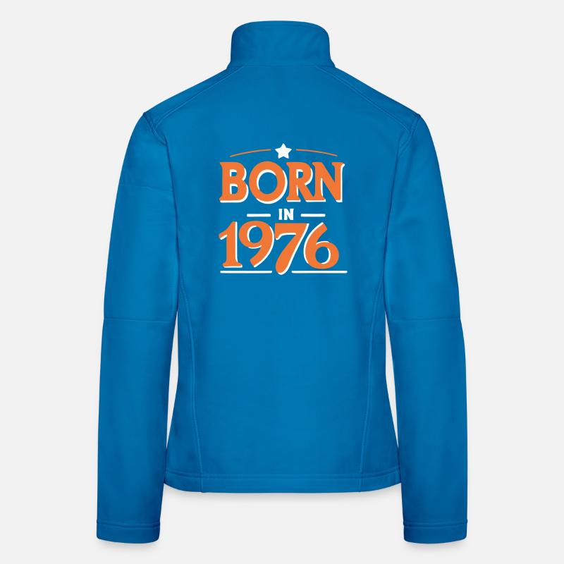 Né en 1976 – 50 ans de Retro Kult Veste en tissu softshell Femme