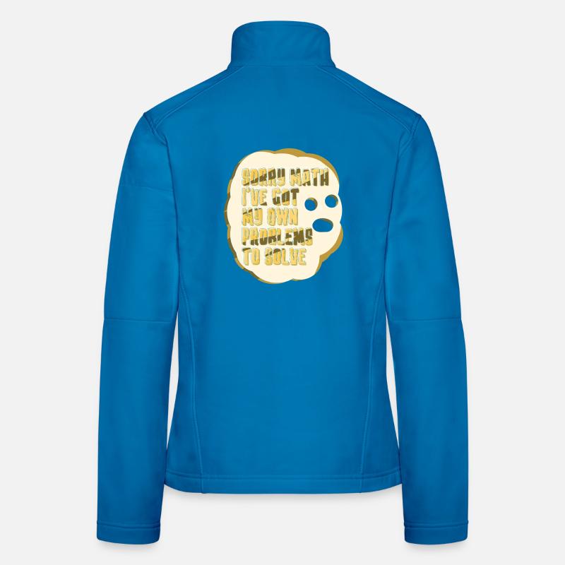 Math Nerd Étudiants Professeur d’Université Mathématiques Veste en tissu softshell Femme