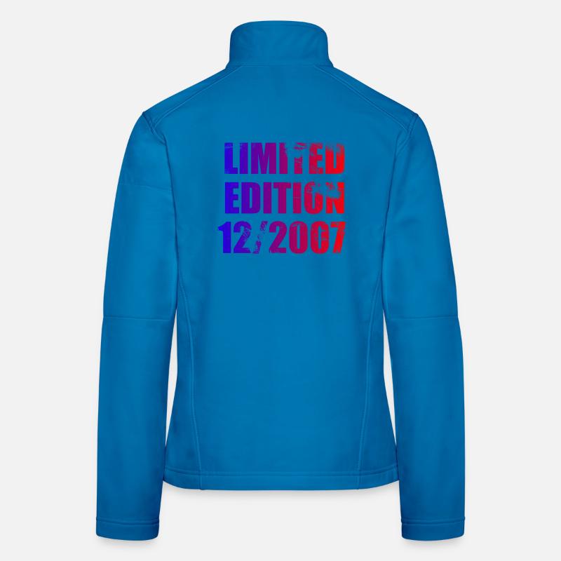 18e anniversaire Edition limitée 12/2007 Veste en tissu softshell Femme
